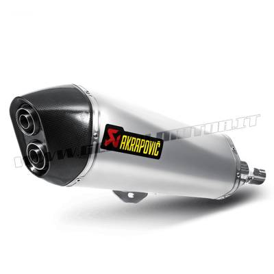 S-PI4SO3-HRSS Exhaust Stainless Steel Muffler Akrapovic for Piaggio MP3 400 LT 2008 > 2013