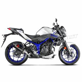Exhaust Carbon Approved Muffler Akrapovic for Yamaha MT03 2016 > 2021