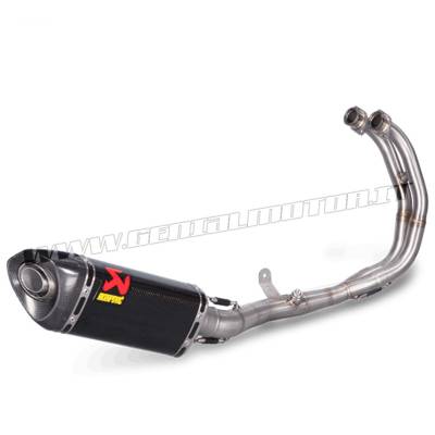 S-Y3R1-APC Full System Exhaust Carbon Akrapovic Racing Line for YAMAHA MT03 2016 > 2024