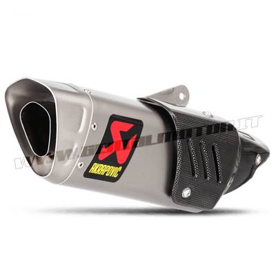 S-Y10SO15-HAPT Exhaust Titanium Approved Muffler Akrapovic for Yamaha MT-10 2016 > 2021