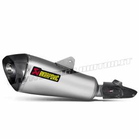 Exhaust Titanium Approved Muffler Akrapovic for Bmw R1200R 2015 > 2016