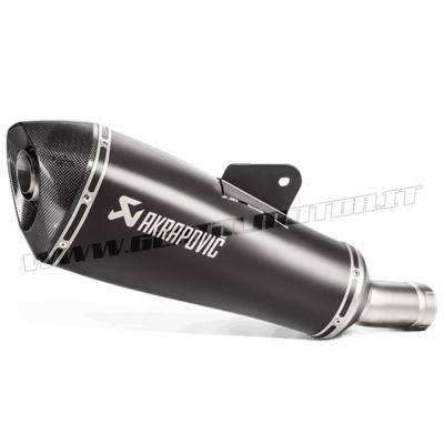 S-B12SO19-HLGBL Exhaust Titanium Approved Muffler Akrapovic for Bmw R1200R 2017 > 2018