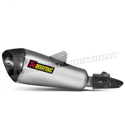 S-B12SO14-HLGT Exhaust Titanium Approved Muffler Akrapovic for Bmw R1200RS 2015 > 2016