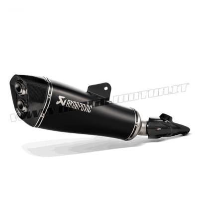 S-B12SO22-HALAGTBL Exhaust Black Titanium Approved Muffler Akrapovic Bmw R 1250 R - RS 2019 > 2024
