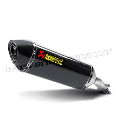 S-H5SO4-HRC/1 Exhaust Carbon Approved Muffler Akrapovic for HONDA CB 500 F 2019 > 2022