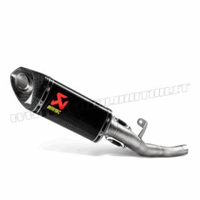 Exhaust Carbon Not Approved Akrapovic TRIUMPH STREET TRIPLE 765 RS 2017 > 2020