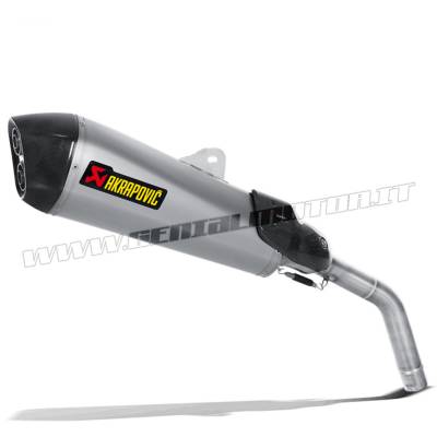 S-T800SO1-HZAAT Exhaust Titanium Approved Muffler Akrapovic for Triumph TIGER 800 XC 2011 > 2015