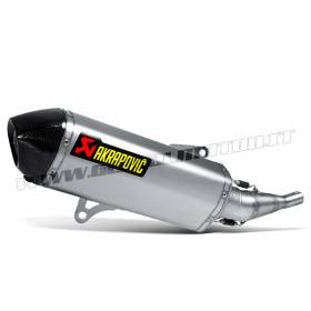 Exhaust Inox Approved Muffler Akrapovic for Yamaha X-CITY 250 2007 > 2016