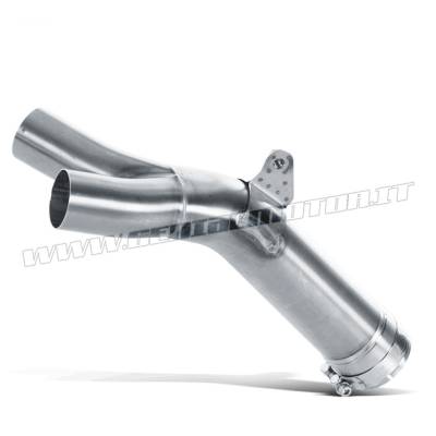 L-Y10SO6 Inox Decatalyst Link Pipe Akrapovic for Exhaust YAMAHA YZF-R1 2004 > 2006