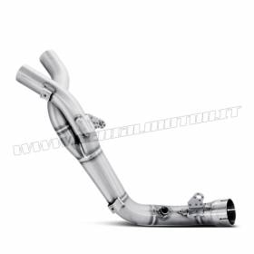 Inox Decatalyst Link Pipe Akrapovic for Exhaust YAMAHA YZF-R1 2007 > 2008