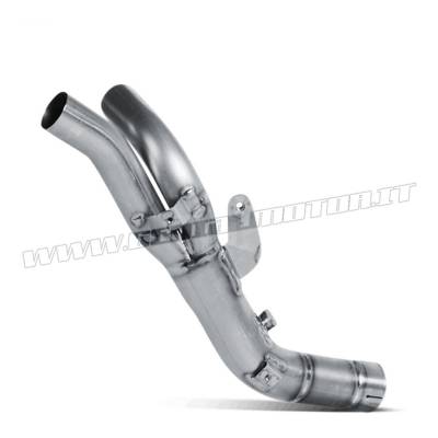 L-Y10SO9L Titanium Decatalyst Link Pipe Akrapovic for Exhaust YAMAHA YZF-R1 2009 > 2014
