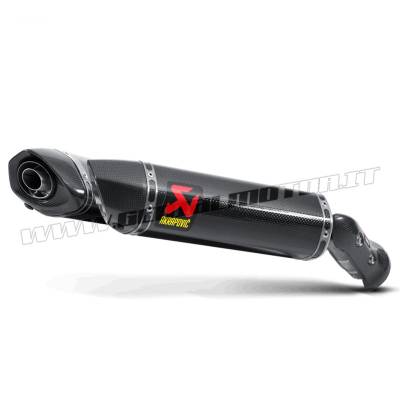 S-Y10SO10-HZC Pair of Carbon Exhaust Approved Mufflers Akrapovic for Yamaha YZF-R1 2009 > 2014