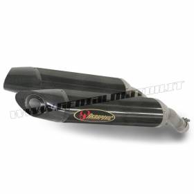 Pair of Carbon Exhaust Approved Mufflers Akrapovic for Yamaha YZF-R1 2004 > 2006