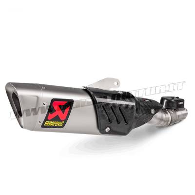 S-Y6SO12-HAPT Exhaust Titanium Approved Muffler Akrapovic for Yamaha YZF-R 6 2017 > 2023