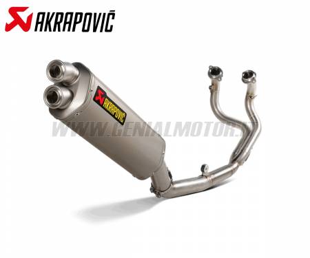 S-H11R1-WT/2 Full System Exhaust Titanium Racing Akrapovic with Stainless Steel Headers for HONDA CRF1100L Africa Twin 2020 > 2023