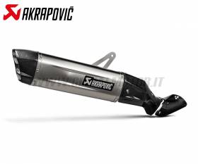 Exhaust Titanium Approved Muffler Akrapovic with Carbon EndCap for HONDA CRF1100L Africa Twin 2020 > 2023