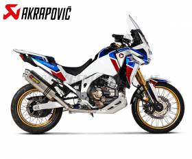 Full System Exhaust Titanium Racing Akrapovic with Stainless Steel Headers for HONDA CRF1100L Africa Twin Adventure sports 2020 > 2023