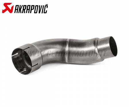 L-IN12R1 Stainless Steel Link Pipe Akrapovic for INDIAN FTR 1200 2019 > 2021