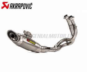 Full System Exhaust Titanium Racing Akrapovic with Stainless Steel Headers for KAWASAKI Z 650 2017 > 2024