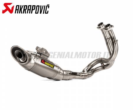 S-K6R13-AFCRT Full System Exhaust Titanium Racing Akrapovic with Stainless Steel Headers for KAWASAKI Z 650 2017 > 2024