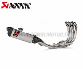 Full System Exhaust Titanium Racing Euro 4 / 5 Akrapovic with Stainless Steel Headers for Bmw S 1000 RR 2019 > 2024