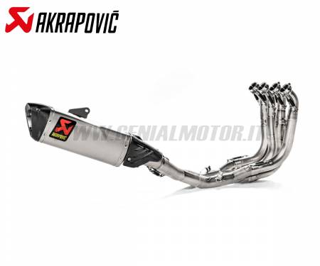 S-B10R5-APLT Full System Exhaust Titanium Racing Euro 4 / 5 Akrapovic with Stainless Steel Headers for Bmw S 1000 RR 2019 > 2024