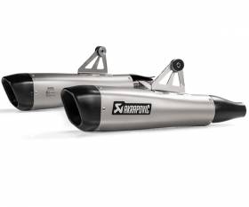 Exhaust Muffler Akrapovic Double Titanium Triumph Boneville T120 2016 > 2020