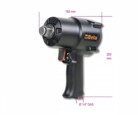 1928XM Super compact and powerful 1.600 Nm reversible compact BETA impact wrench