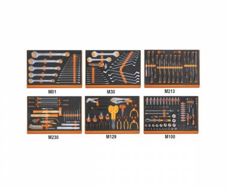 5988VU/M BETA set 214 herramientas, llaves,extensiones y herramientas para uso universal