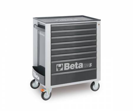 C24S/8-G Mobile drawer unit BETA gray with 8 drawers