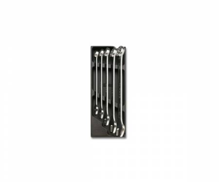 T06 BETA rigid thermoformed set in ABS with 5 combination wrenches