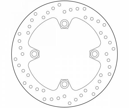 68B40740 Brake Disc Fixed Brembo Serie Oro Front for Axy Yuk 200 2007 > 2010