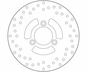 Brake Disc Fixed Brembo Serie Oro Front for Kymco People 150 1999 > 2004