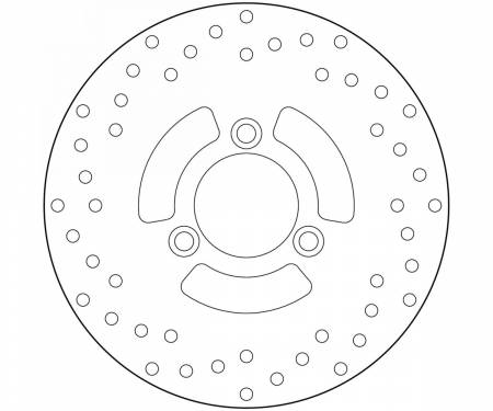 68B40757 Brake Disc Fixed Brembo Serie Oro Front for Kymco People 50 1999 > 2011