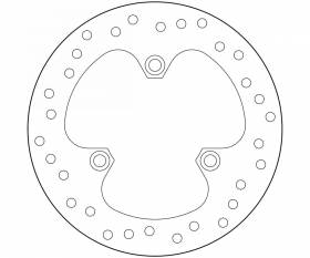 Brake Disc Fixed Brembo Serie Oro Front for Honda Sh Fifty 100 1996 > 1999