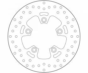 Brake Disc Fixed Brembo Serie Oro Front for Kymco New Dink 50 2008 > 2011