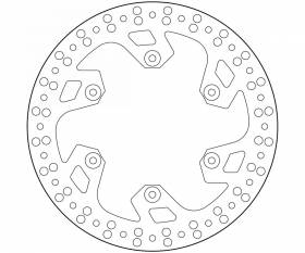Brake Disc Fixed Brembo Serie Oro Rear for Yamaha Yz F 426 2001 > 2002