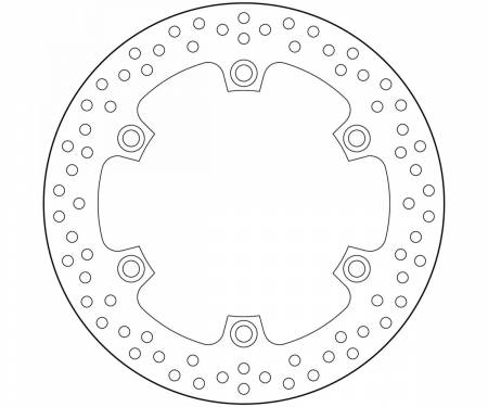 68B407A6 Brake Disc Fixed Brembo Serie Oro Front for Honda Sh Abs 300 2006 > 2015
