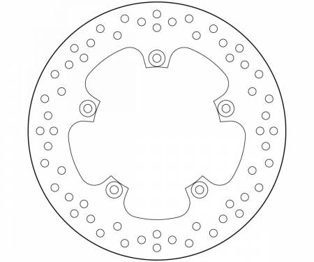 68B407C2 Brake Disc Fixed Brembo Serie Oro Front for Yamaha X Max 250 2005 > 2013
