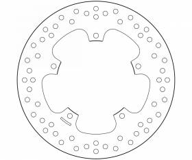 Brake Disc Fixed Brembo Serie Oro Front Yamaha Majesty Abs 400 2008 > 2011