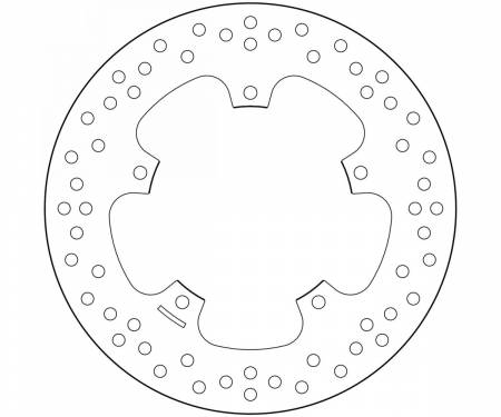 68B407C3 Brake Disc Fixed Brembo Serie Oro Front Yamaha Majesty Abs 400 2008 > 2011