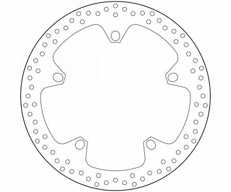 68B407D7 Brake Disc Fixed Brembo Serie Oro Front for Bmw R 1150 Rs 1150 2001 > 2005