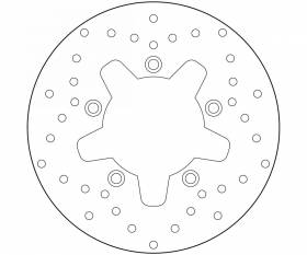 Brake Disc Fixed Brembo Serie Oro Front for Kymco Xciting 250 2005 > 2008