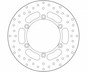 Brake Disc Fixed Brembo Serie Oro Front for Yamaha X-City 250 2007 > 2010