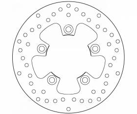 Brake Disc Fixed Brembo Serie Oro Front for Kymco Like 4T 50 2009 > 2012