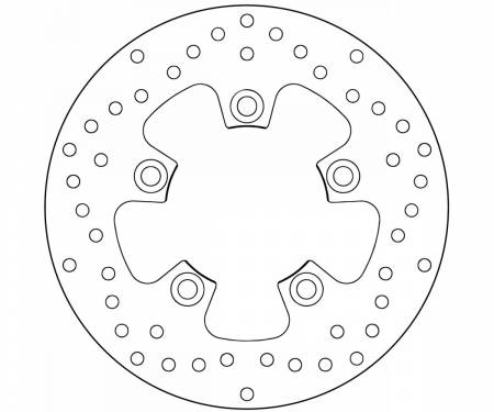 68B407F9 Brake Disc Fixed Brembo Serie Oro Front for Kymco Like 2T 50 2009 > 2012