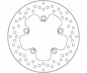 Brake Disc Fixed Brembo Serie Oro Rear for Yamaha Mt 03 660 2006 > 2014