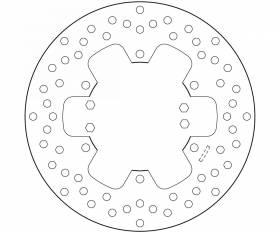 Brake Disc Fixed Brembo Serie Oro Rear for Yamaha Yzf R7 750 1999 > 2001