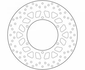 Brake Disc Fixed Brembo Serie Oro Front for Yamaha Wr X 125 2009 > 2013