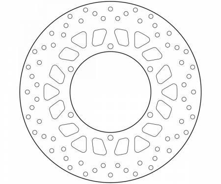 68B407M4 Brake Disc Fixed Brembo Serie Oro Front for Yamaha Wr X 125 2009 > 2013